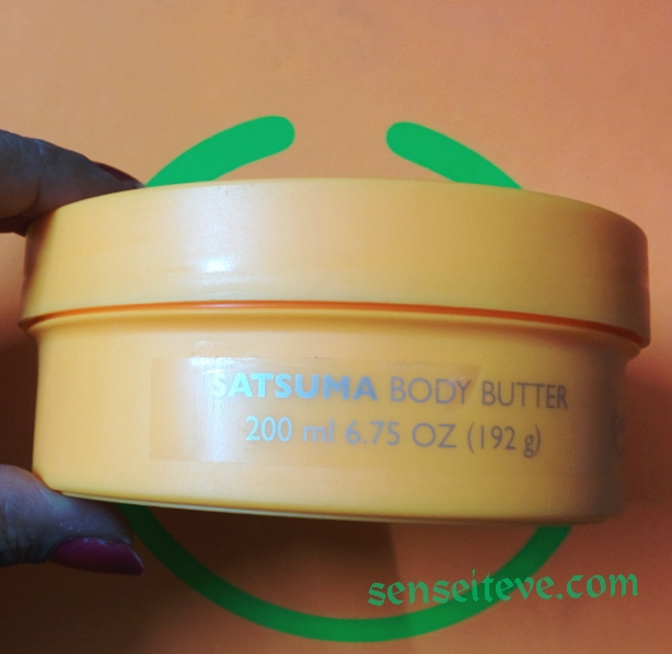 The Body Shop Satsuma Body Butter Review Packaging