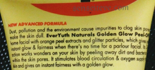EverYuth Naturals Golden Glow Peel-off Home Facial