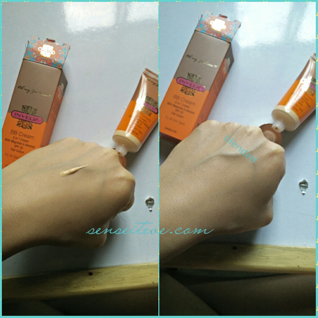 Inveda 8 in 1 BB Cream Swatch