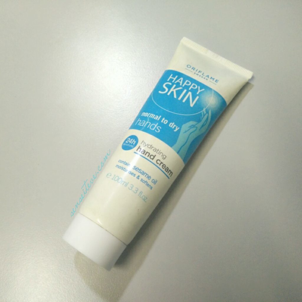 Oriflame Happy Skin Hydrating Hand Cream for Normal to Dry Hands Review