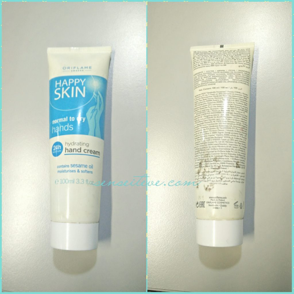 Oriflame Happy Skin Hydrating Hand Cream for Normal to Dry Hands