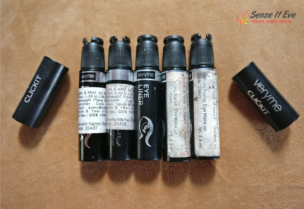 Oriflame Very Me Eyeliner Review Sense It Eve Oriflame Very Me Clickit Eyeliner Review & Swatches : All Shades