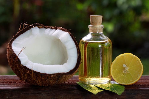 Grey Hair Remedies_coconut oil & lemon