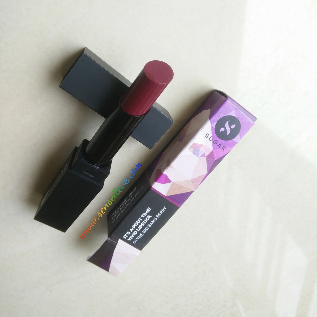 Fabbag March 2016_SUGAR It's Pout Time Lipstick The Big Bang Berry