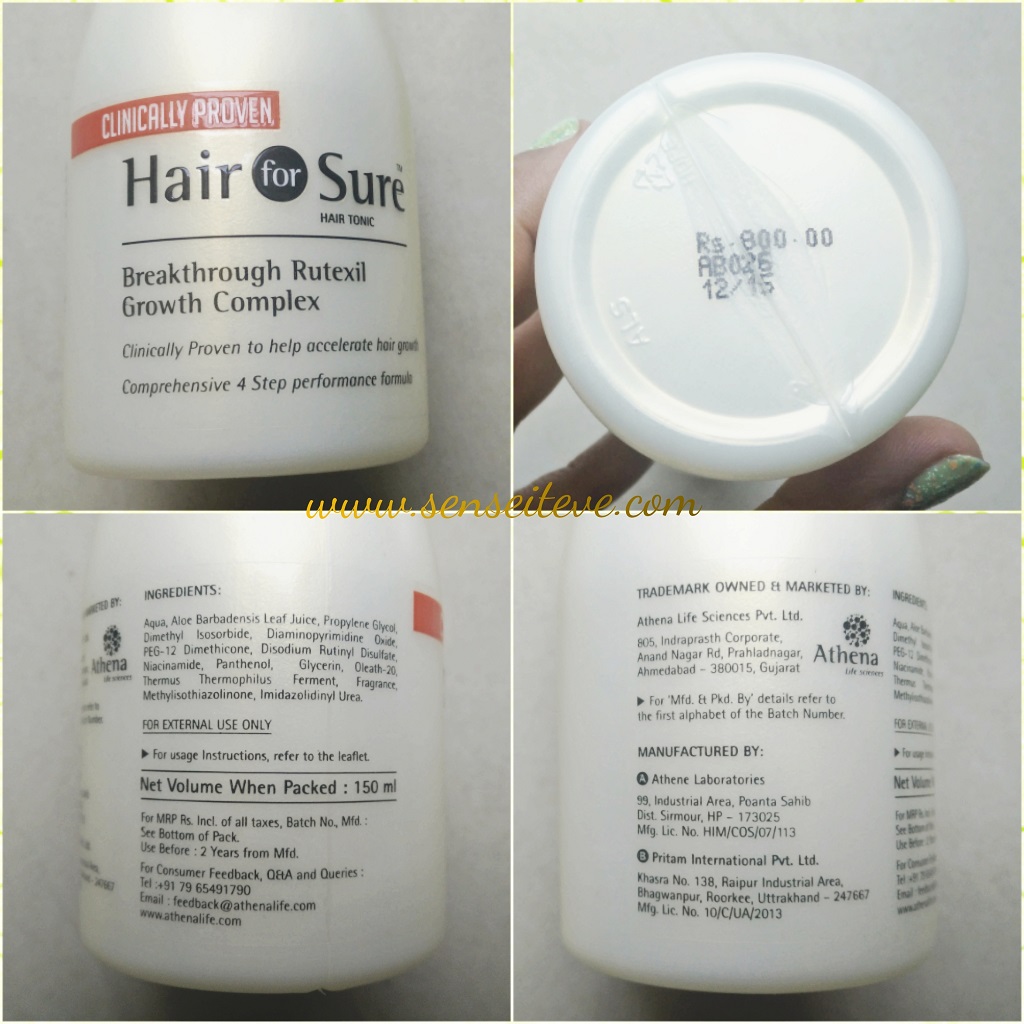 Hair for Sure Hair Tonic Price in India