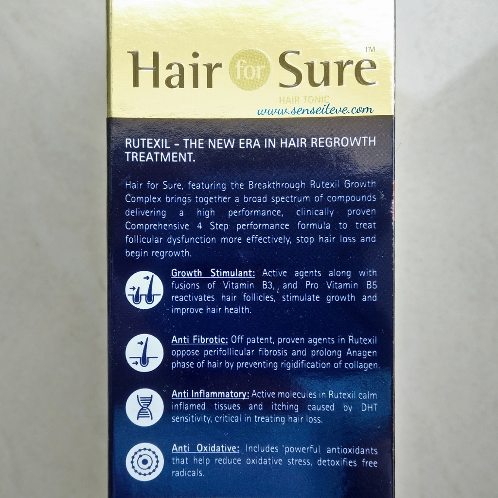 Hair for Sure Hair Tonic Product Description