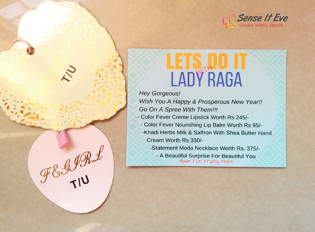 Lady Raga Bag January 2017 Theme & Products Prices