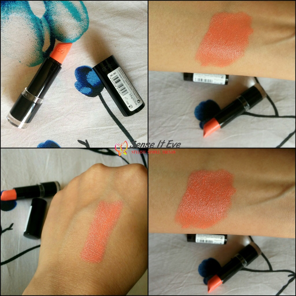 Catrice Ultimate Colour Lipstick 050 Princess Peach Swatches in India Sense It Eve Catrice Ultimate Colour Lipstick 050 Princess Peach : Review & Swatches