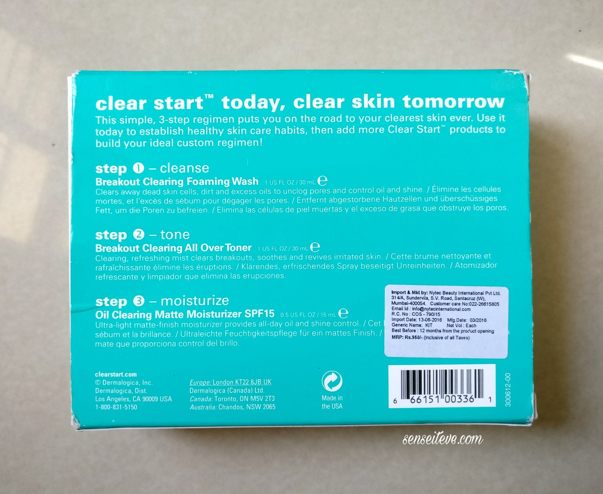 Dermalogica Clear Start Today Clear Skin Tomorrow Sense It Eve Dermalogica Clear Start Today, Clear Skin Tomorrow Kit Review
