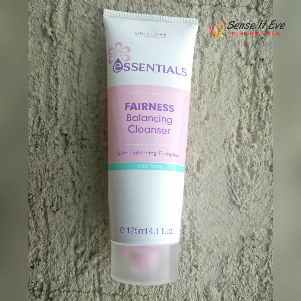 Oriflame Essentials Fairness Balancing Cleanser For Oily Skin Sense It Eve Oriflame Essentials Fairness Balancing Cleanser Review