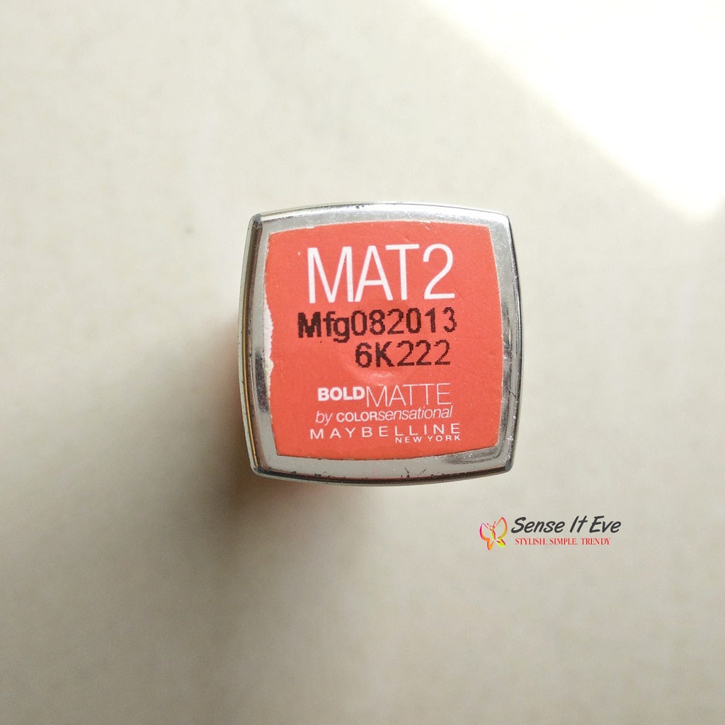 Maybelline Colorsensational Bold Matte Mat 2 Review Swatches Sense It Eve Maybelline Colorsensational Bold Matte Mat 2 : Review & Swatches