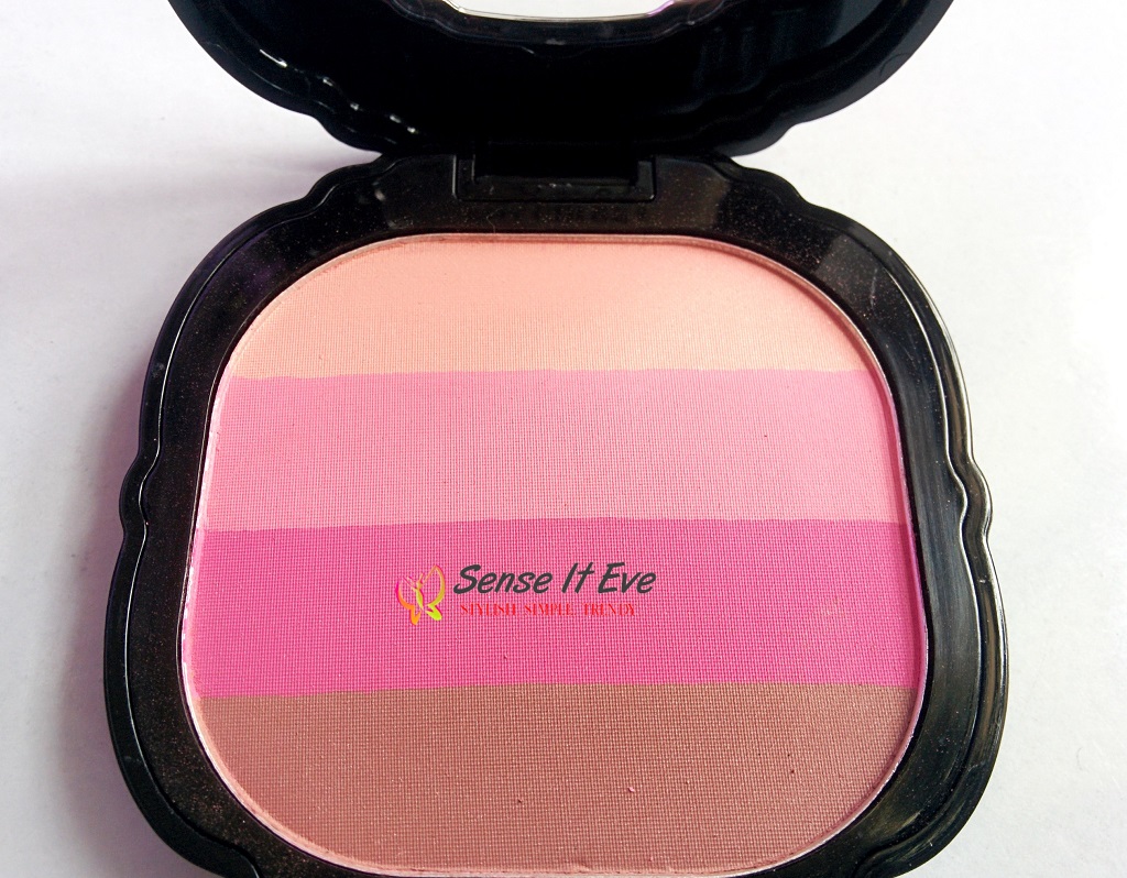 City Color Blush Quad Pinks Review and swatches Sense It Eve City Color Intense Blush Quad Pinks : Review & Swatches