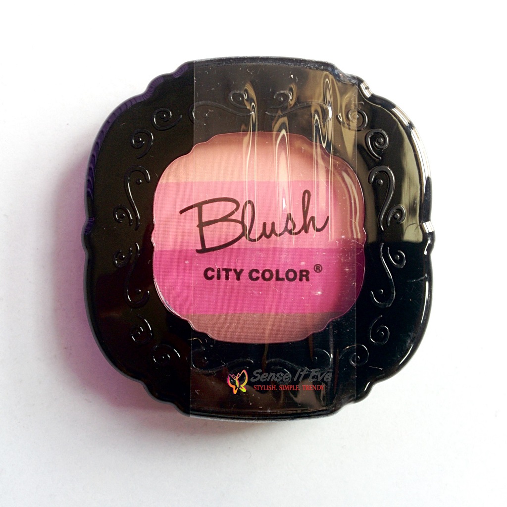 City Color Blush Quad Pinks Sense It Eve City Color Intense Blush Quad Pinks : Review & Swatches