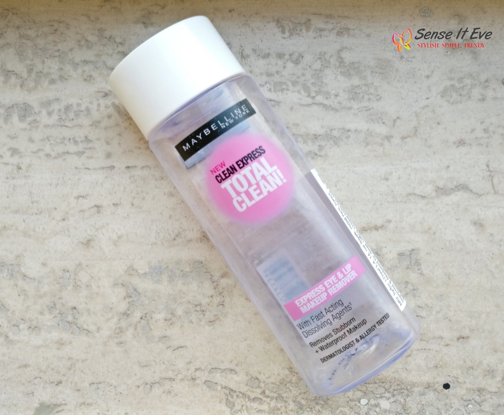Maybelline New York Clean Express Total Clean Makeup Remover Sense It Eve Maybelline New York Clean Express Total Clean Makeup Remover Review