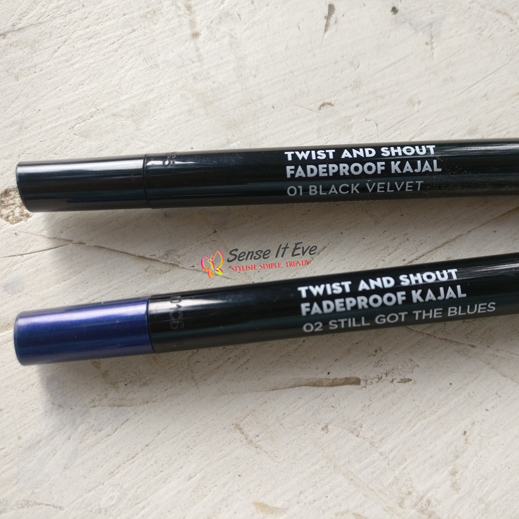 Sugar Twist and Shout FadeProof Kajal Packaging Sense It Eve Sugar Twist and Shout FadeProof Kajal Review & Swatches