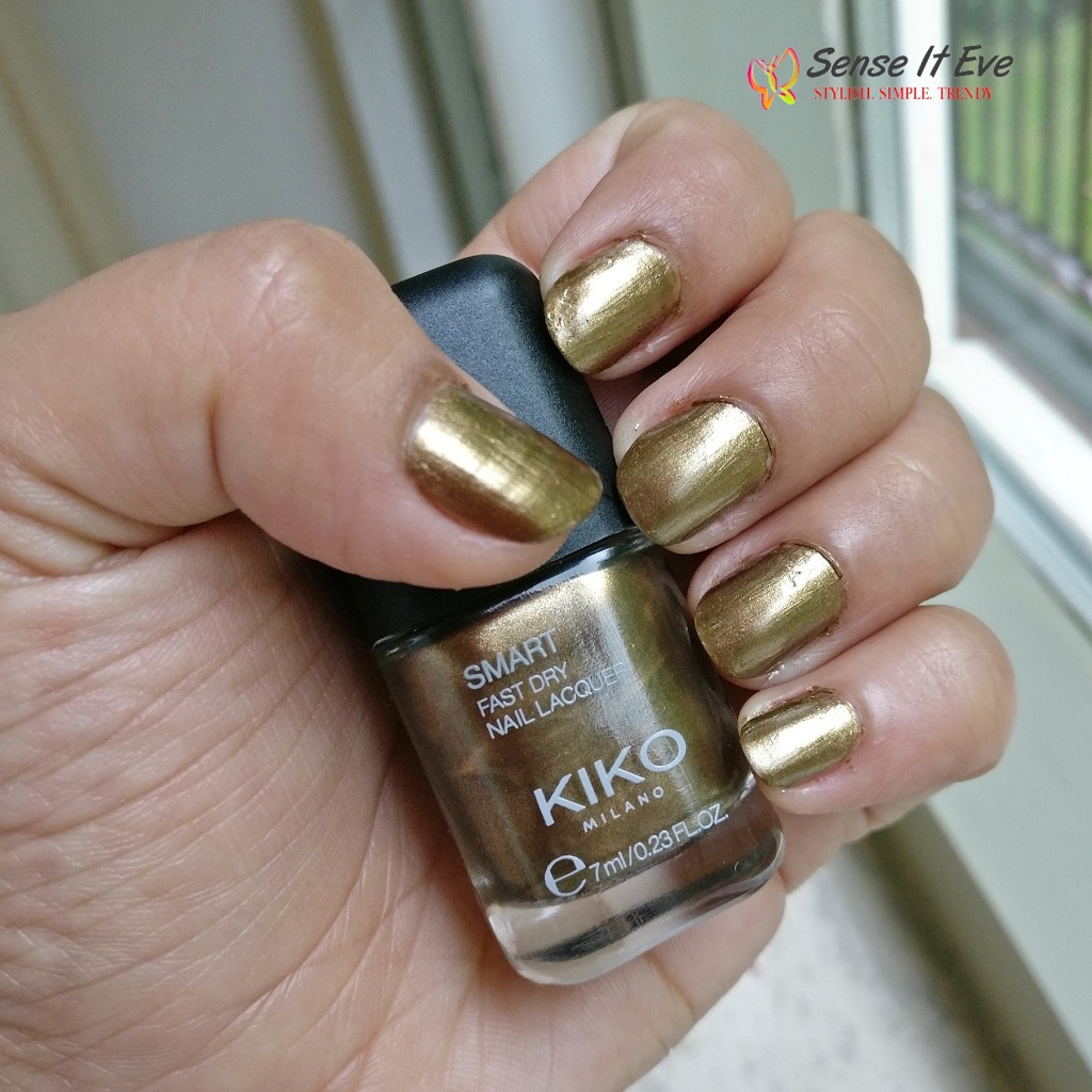 KIKO Milano Smart Fast Dry Nail Lacquer 089 NOTD Sense It Eve KIKO Milano Smart Fast Dry Nail Lacquer : Review & Swatches