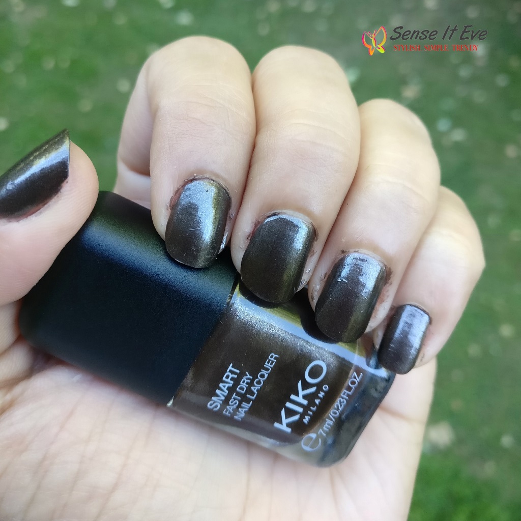 KIKO Milano Smart Fast Dry Nail Lacquer 093 NOTD Sense It Eve KIKO Milano Smart Fast Dry Nail Lacquer : Review & Swatches
