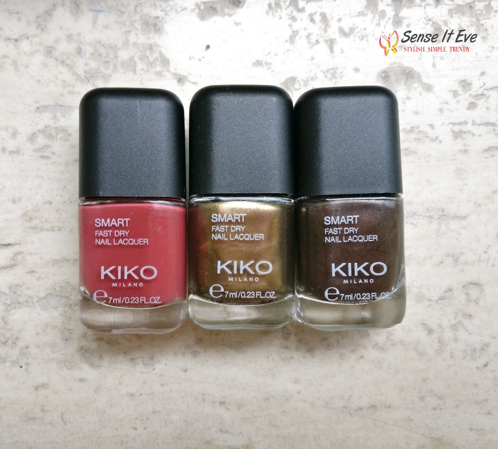 KIKO Milano Smart Fast Dry Nail Lacquer Review Sense It Eve KIKO Milano Smart Fast Dry Nail Lacquer : Review & Swatches