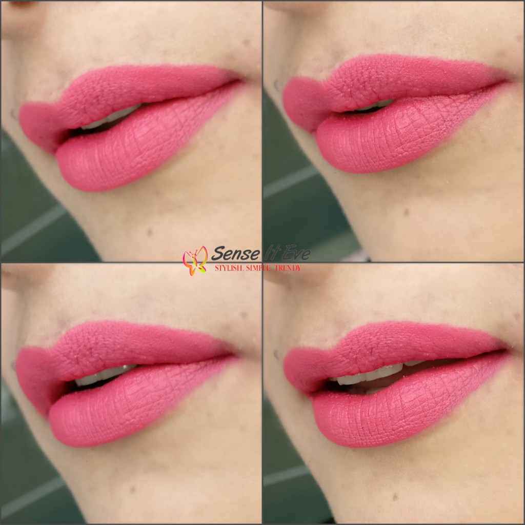 Lakme 9to5 Weightless Matte Mousse Lip Cheek Color Pink Plush Swatches Sense It Eve Lakme 9 to 5 Weightless Matte Mousse Lip & Cheek Color : Review & Swatches