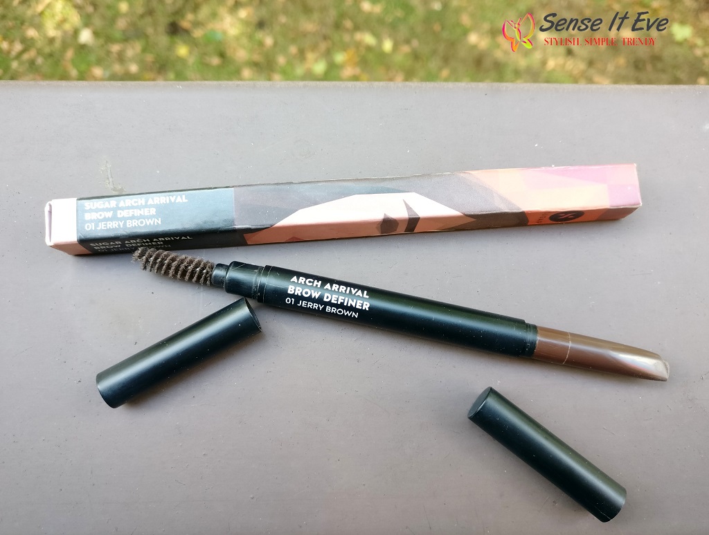 SUGAR Arch Arrival Brow Definer Review Packaging Sense It Eve SUGAR Arch Arrival Brow Definer 01 Jerry Brown, 02 Taupe Tom : Review & Swatches