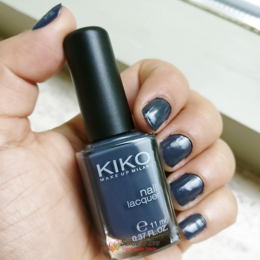 KIKO Milano Nail Lacquer 381 Purple Grey Swatch Sense It Eve KIKO Milano Nail Lacquer 381 Purple Grey : Review & Swatches