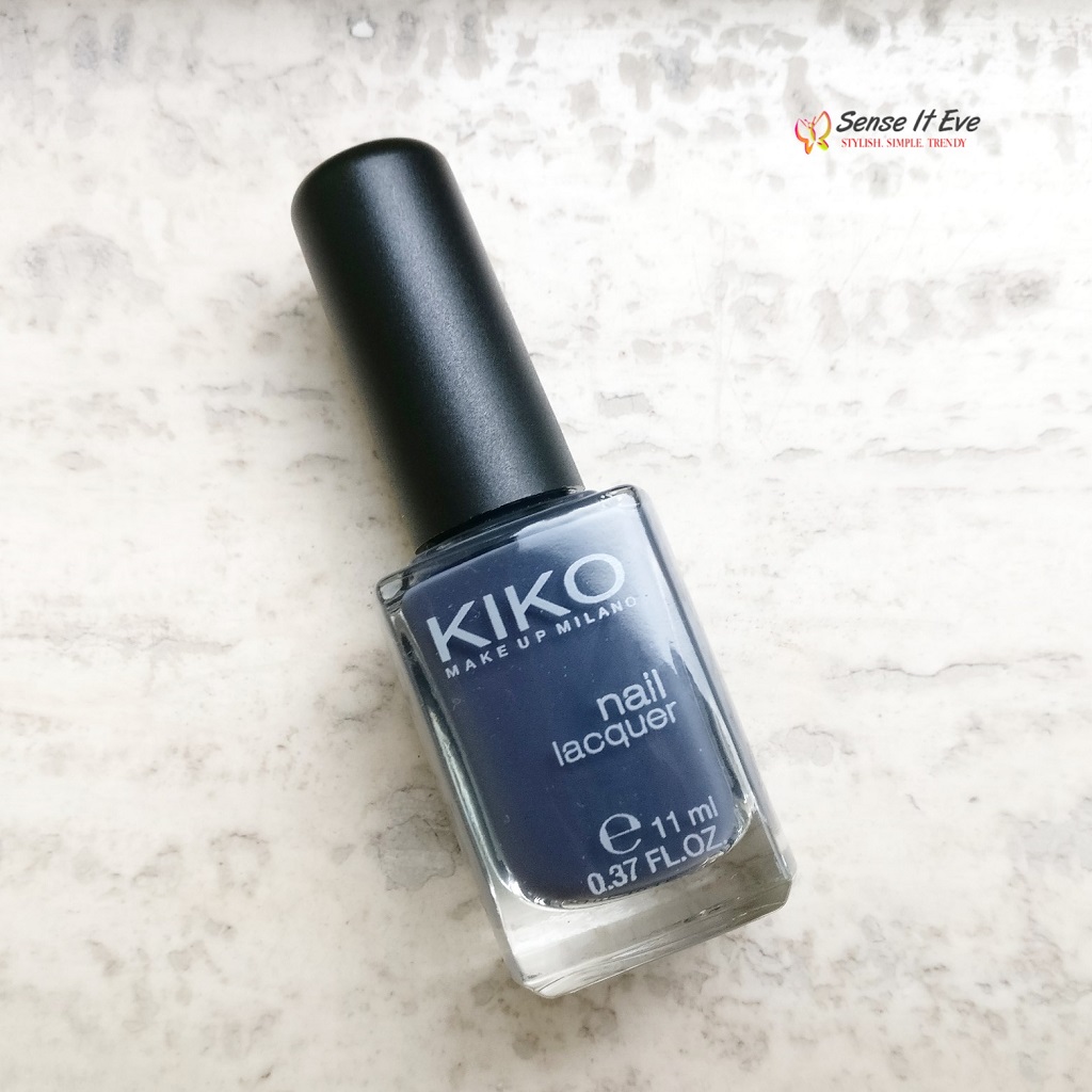 KIKO Milano Nail Lacquer 381 Purple Grey Sense It Eve KIKO Milano Nail Lacquer 381 Purple Grey : Review & Swatches