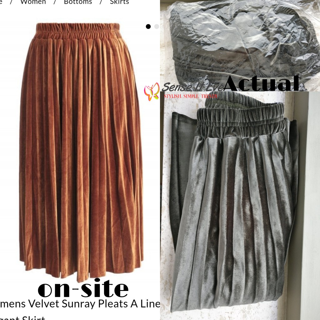 Dresslily Shopping Haul Velvet Skirt Sense It Eve Dresslily Shopping Experience & Haul