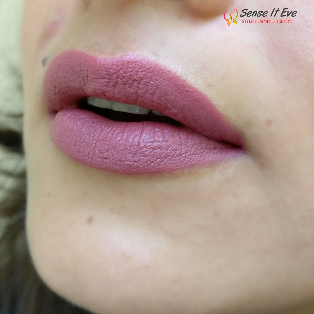 Maybelline Creamy Matte Lipstick Touch of Spice LipSwatch Sense It Eve Maybelline New York Color Sensational Creamy Matte Lipstick Touch Of Spice : Review & Swatches