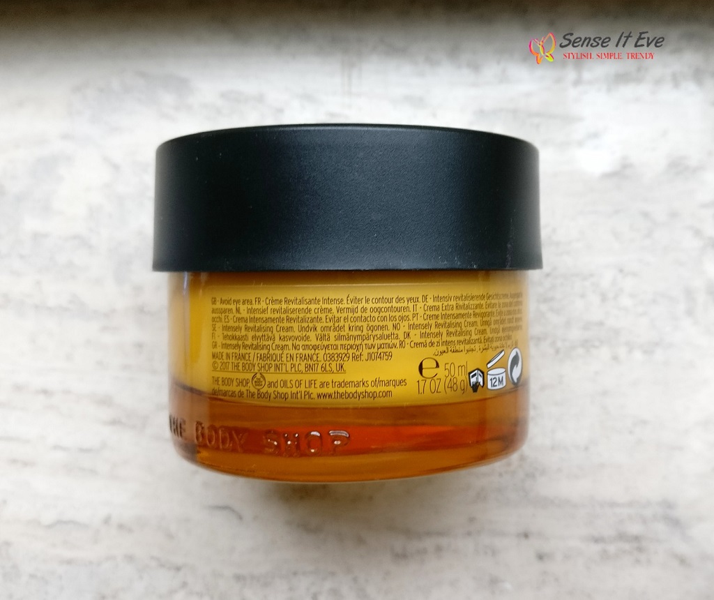 About The Body Shop Oils Of Life Intensely Revitalizing Cream Sense It Eve The Body Shop Oils Of Life Intensely Revitalizing Cream Review