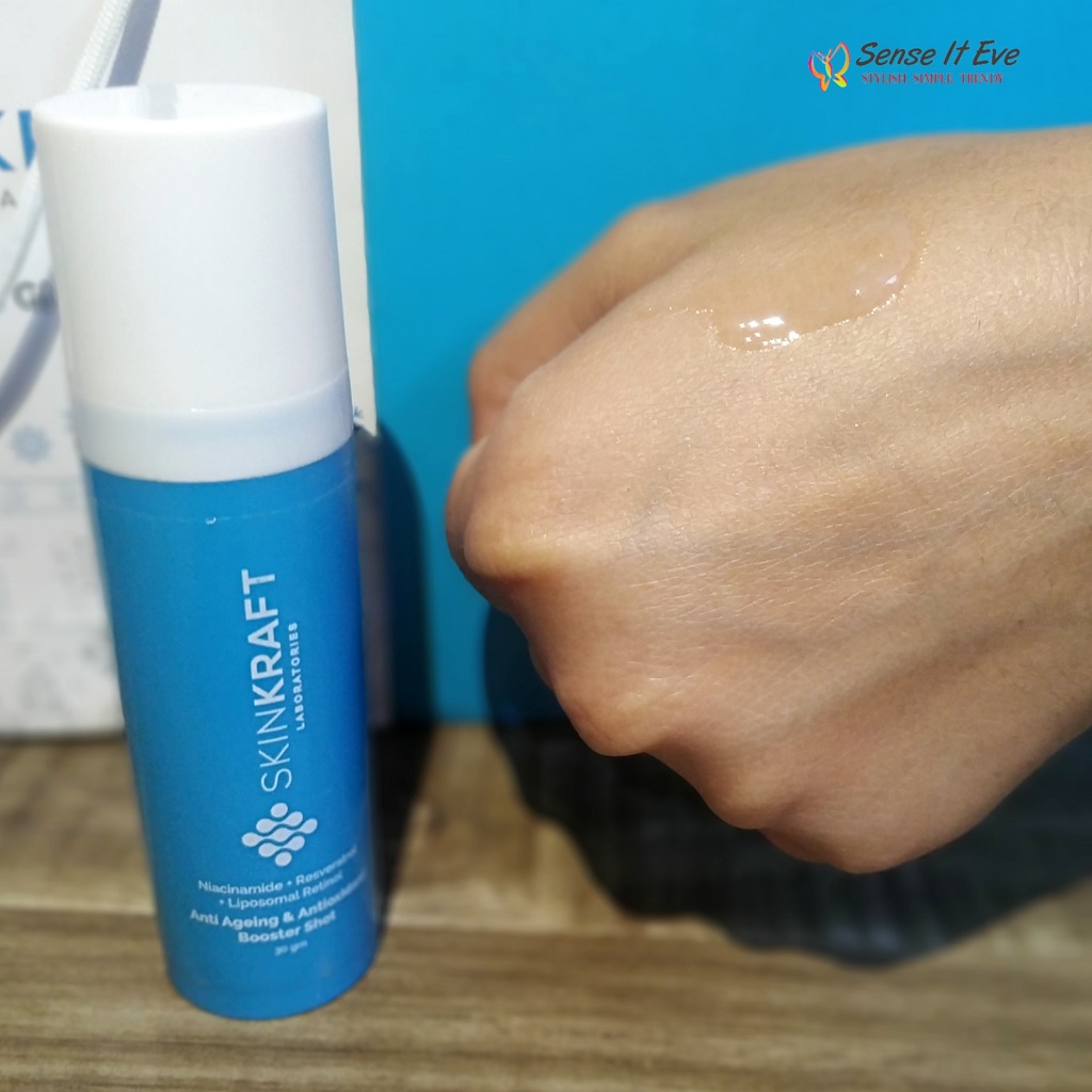 Skinkraft Anti Ageing Antioxidant Booster Sense It Eve Skinkraft Customized Skin Regimen Review