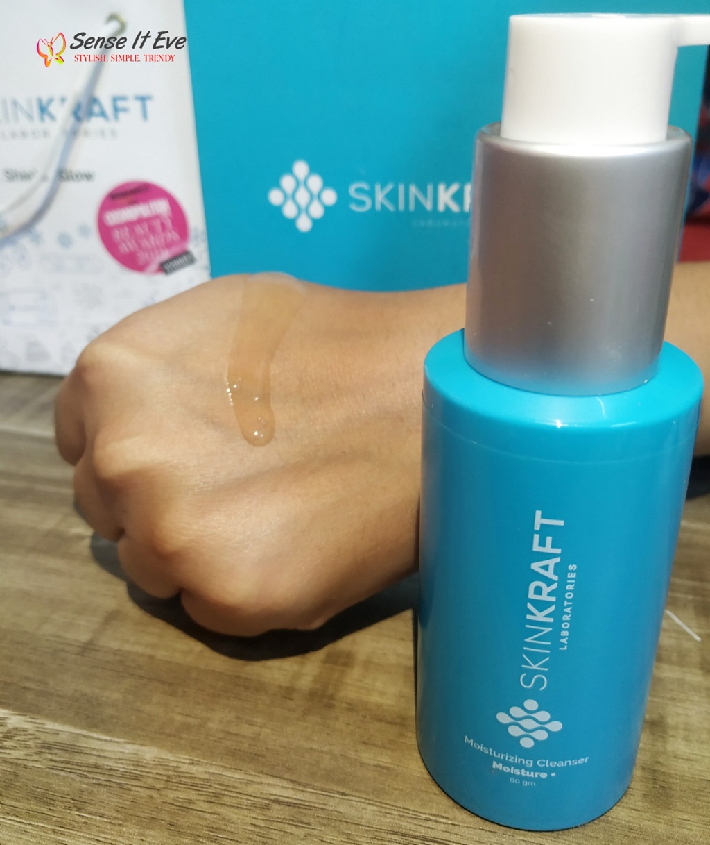 Skinkraft Moisturizing Cleanser Sense It Eve Skinkraft Customized Skin Regimen Review
