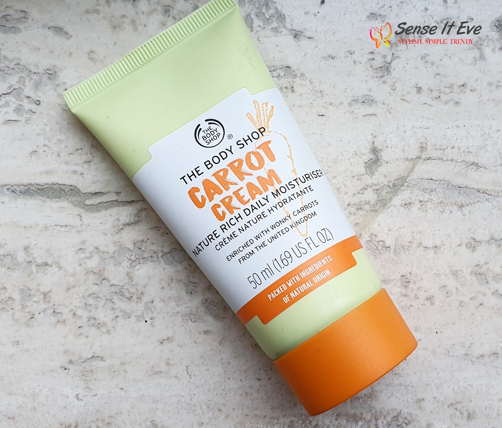 The Body Shop Carrot Cream Nature Rich Daily Moisturizer Sense It Eve The Body Shop Carrot Cream Nature Rich Daily Moisturizer Review