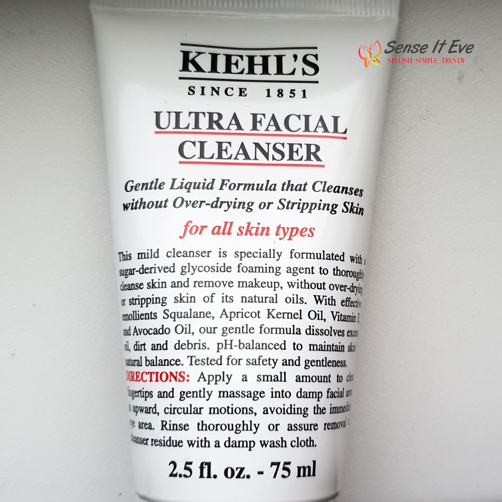 Kiehls Ultra Facial Cleanser Sense It Eve Kiehl's Ultra Facial Cleanser Review