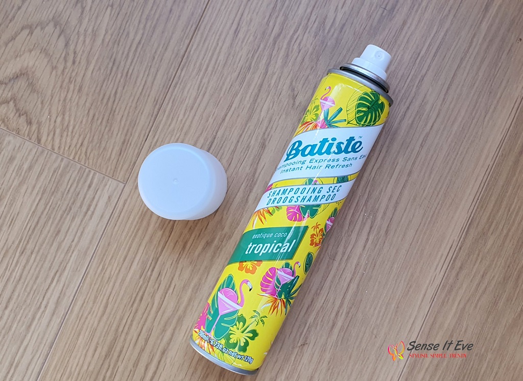 Batiste Dry Shampoo Exotic Coconut Tropical Packaging Sense It Eve Batiste Dry Shampoo Exotic Coconut Tropical Review