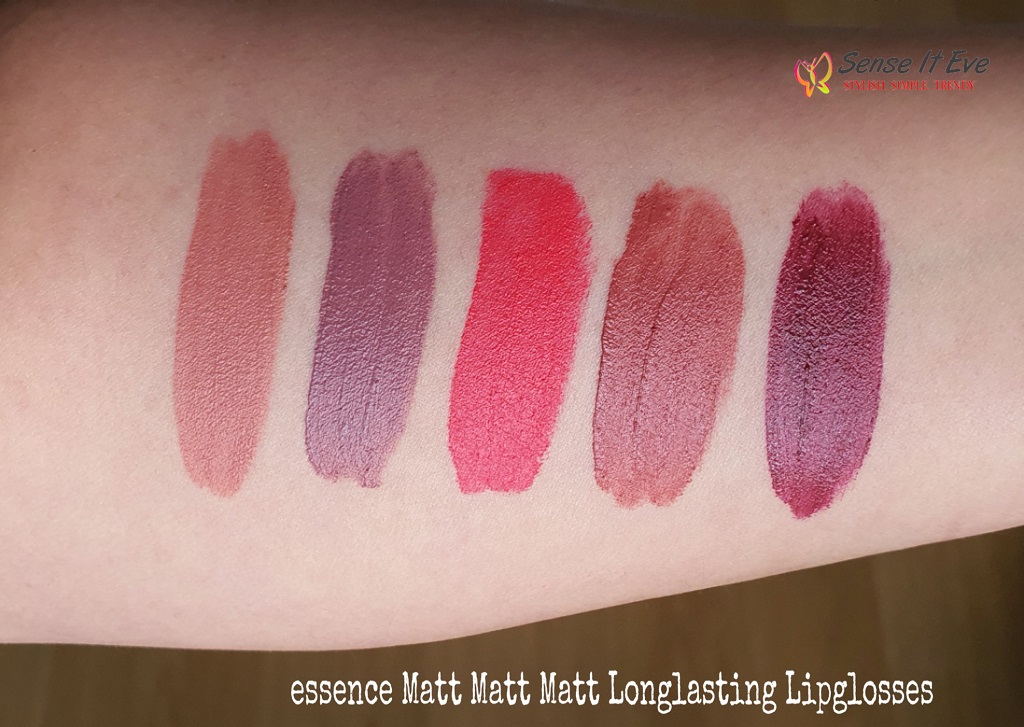 Essence Matt Matt Matt Longlasting Lipgloss Swatches Sense It Eve Essence Matt Matt Matt Longlasting Lipgloss : Review & Swatches