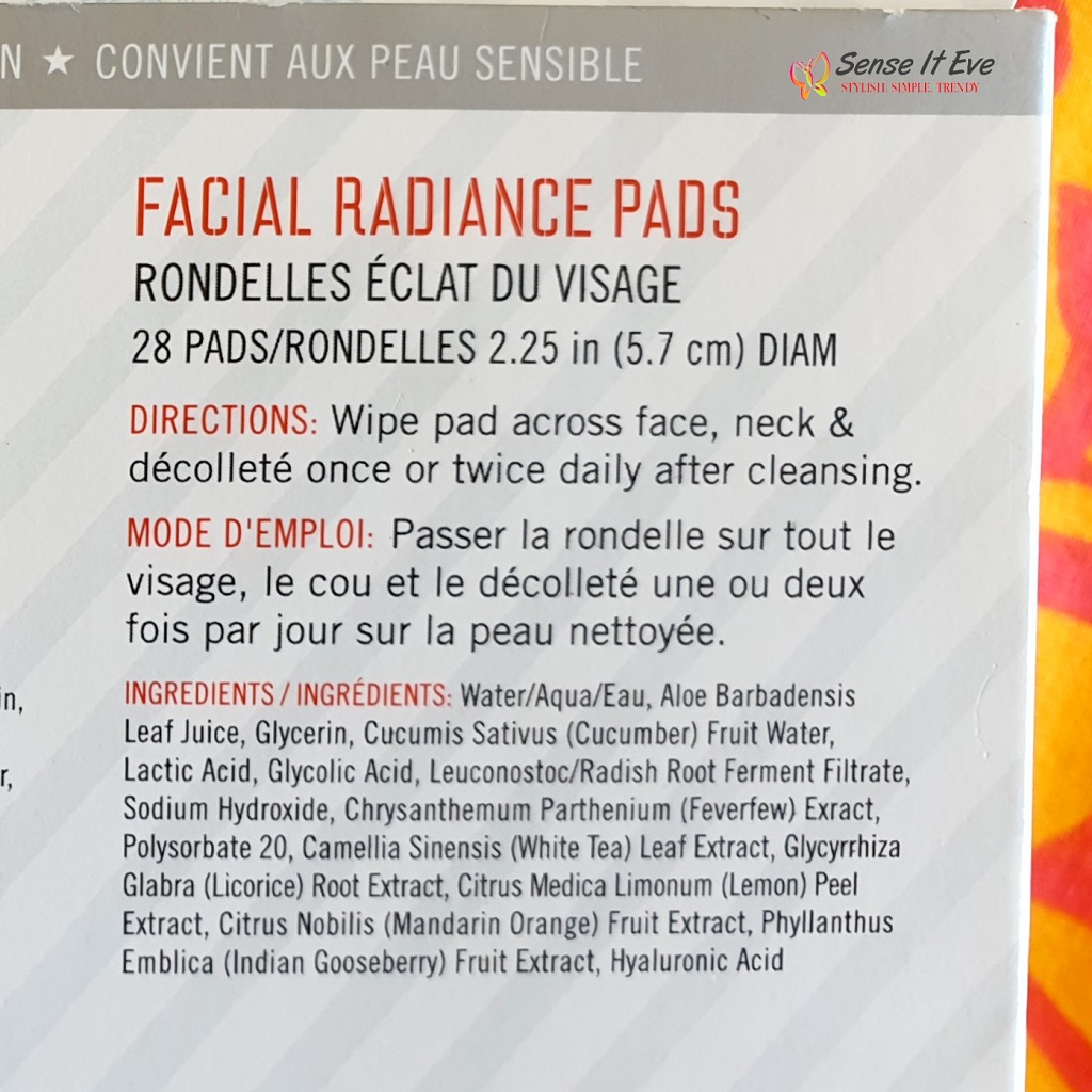 First Aid Beauty Facial Radiance Pads Ingredients Sense It Eve First Aid Beauty Facial Radiance Pads Review