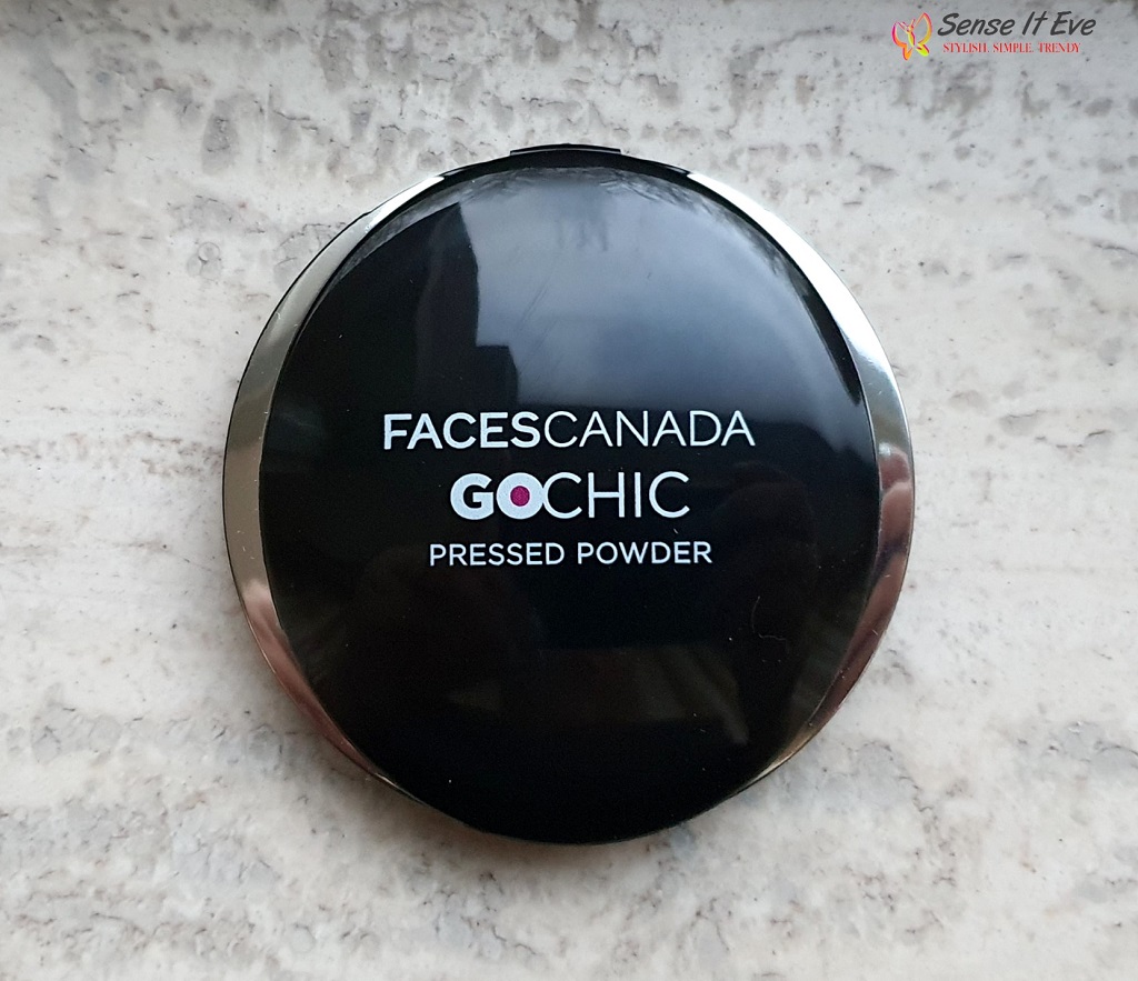 Faces Canada Gochic Pressed Powder Review and Swatches Sense It Eve Faces Canada Go Chic Pressed Powder Review