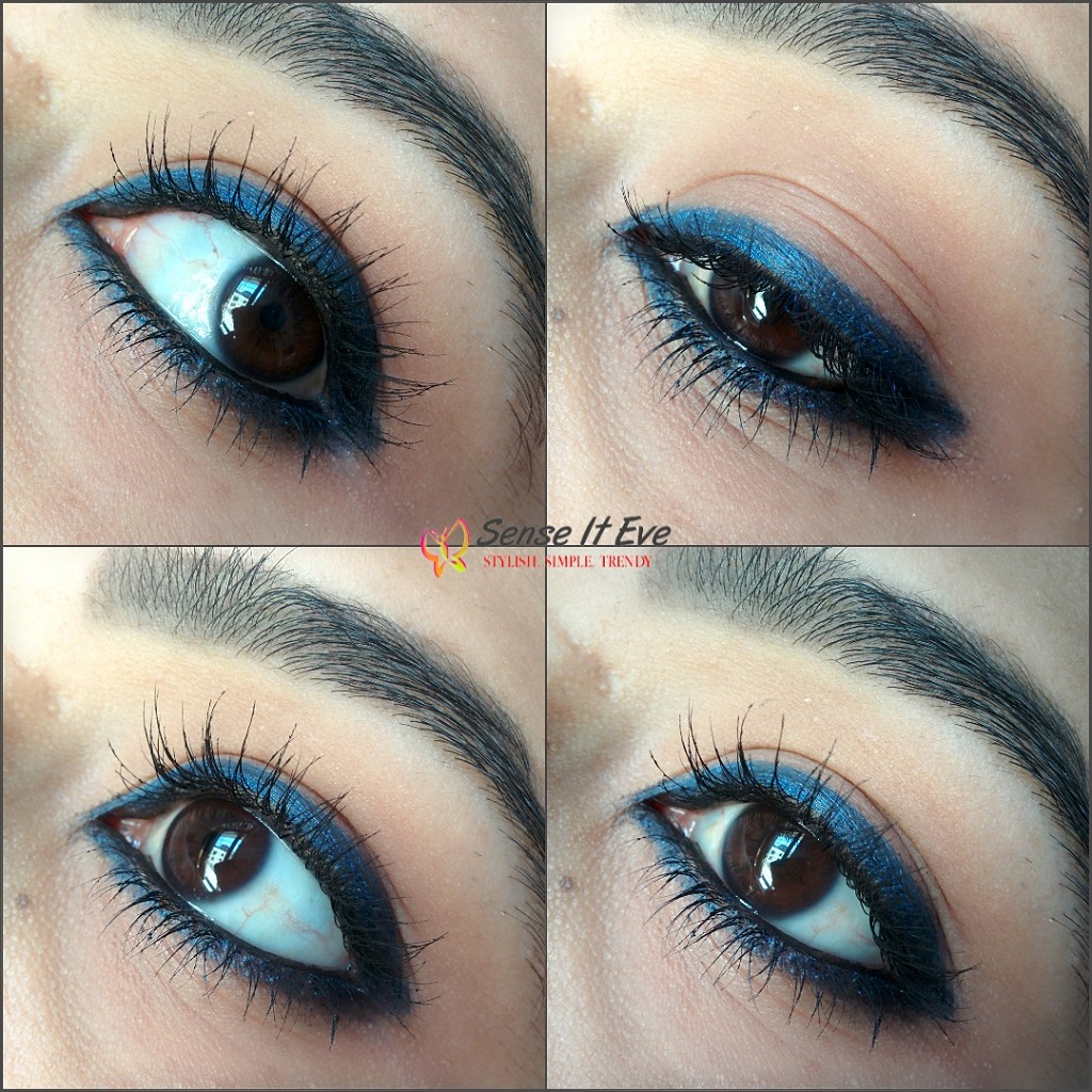 Lakme Eyeconic Royal Blue Swatches Sense It Eve Lakme Eyeconic Regal Green, Royal Blue & Turquoise : Review & Swatches