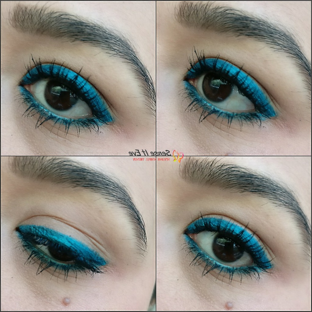 Lakme Eyeconic Turquoise Swatches Sense It Eve Lakme Eyeconic Regal Green, Royal Blue & Turquoise : Review & Swatches