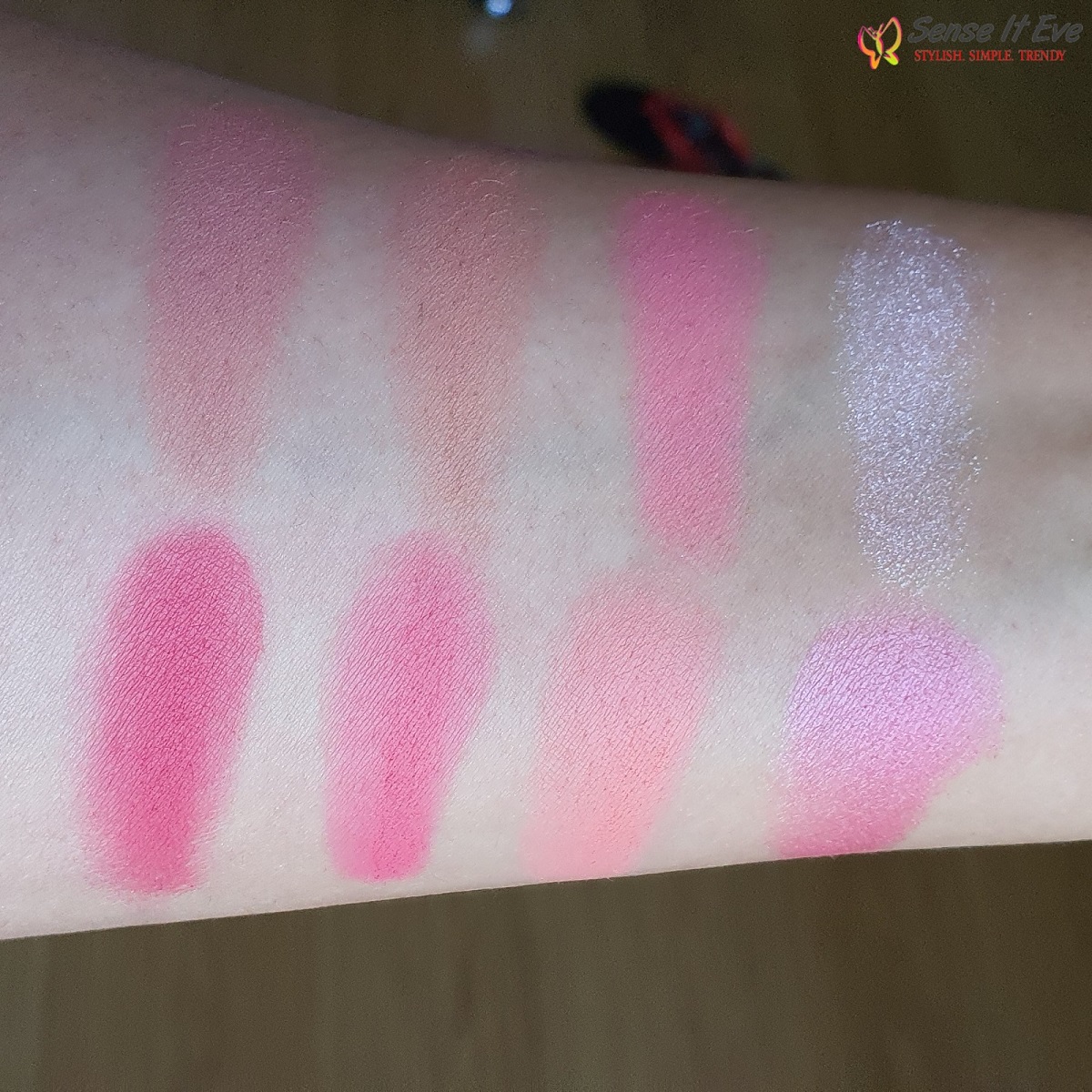 Makeup Revolution London Ultra Professional Blush Palette Sugar and Spice Swatches Sense It Eve Revolution Ultra Blush Palette Sugar and Spice : Review & Swatches