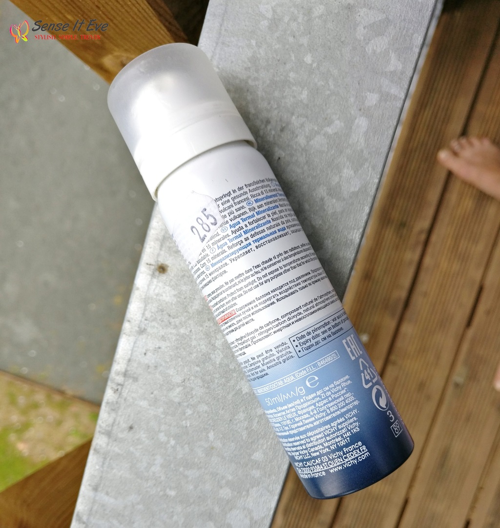 About Vichy Mineralizing Thermal Water Sense It Eve Vichy Mineralizing Thermal Water Review
