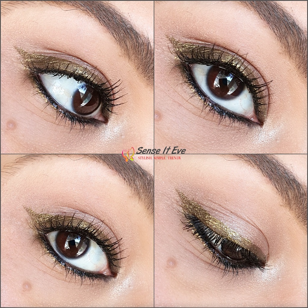 Lakme Absolute Shine Line Liquid Liner Liquid Gold Swatches Sense It Eve Lakme Absolute Shine Line Eye Liners : Review & Swatches