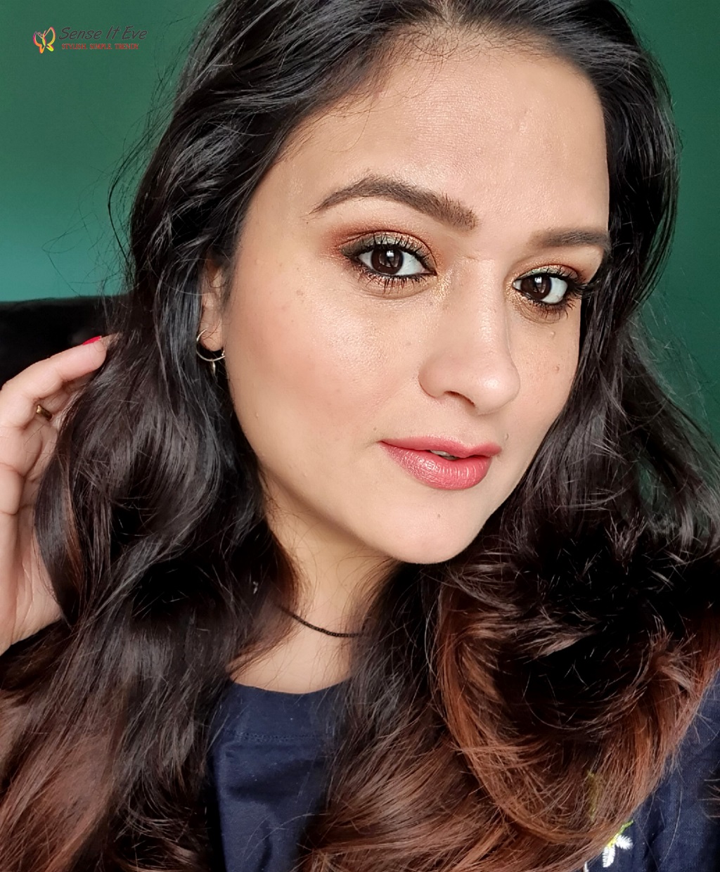 Lakme Absolute Shine Line Liquid Liner Olive FOTD Sense It Eve Lakme Absolute Shine Line Eye Liners : Review & Swatches