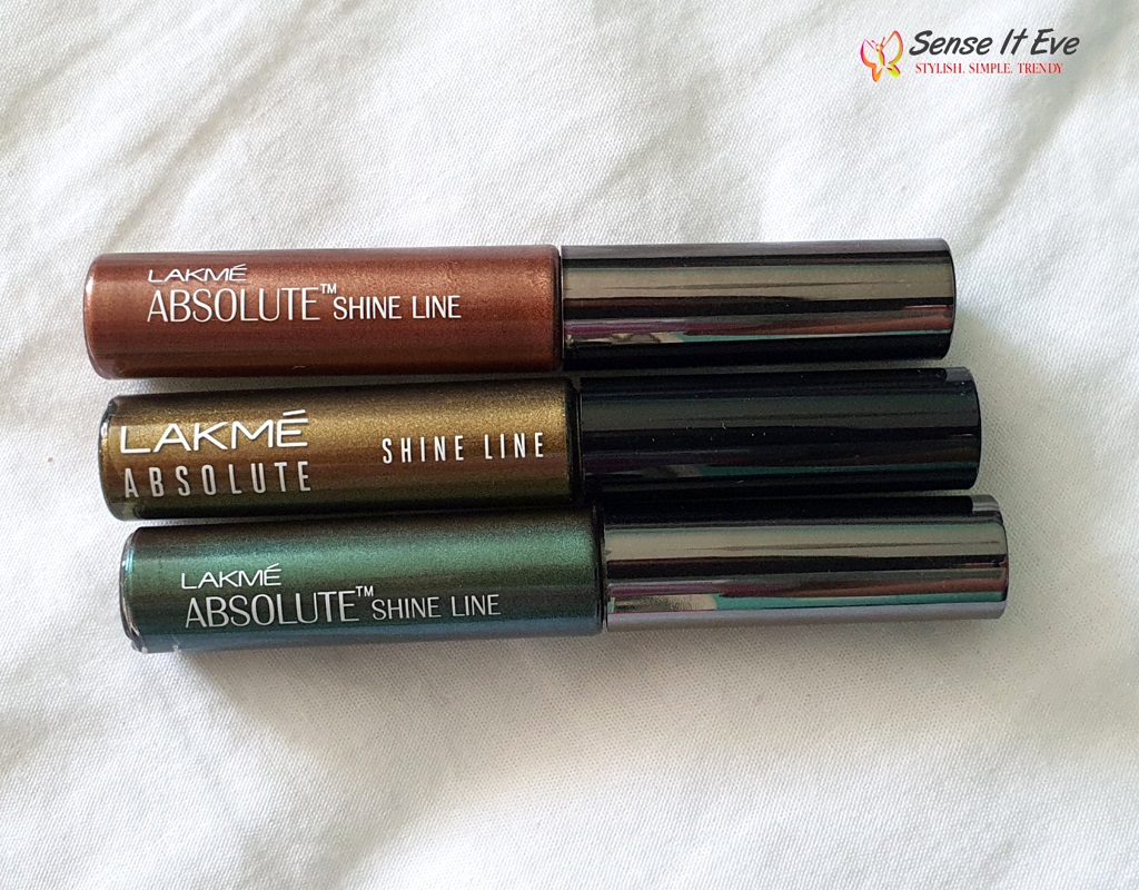 Lakme Absolute Shine Line Liquid Liners Shades Sense It Eve Lakme Absolute Shine Line Eye Liners : Review & Swatches