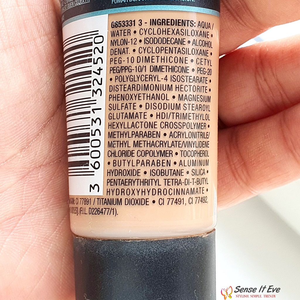 Maybelline Fit Me Matte Poreless Foundation Ingredients Sense It Eve Maybelline Fit Me Matte + Poreless Foundation Review