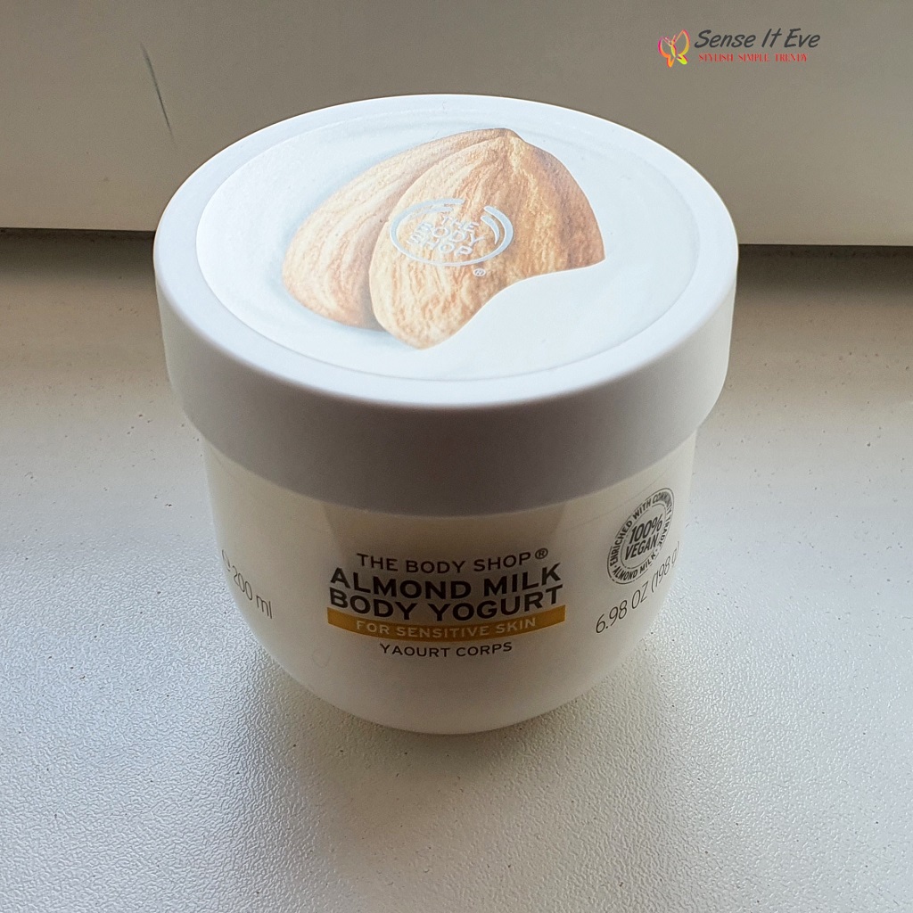 The Body Shop Almond Milk Body Yogurt for sensitive skin Review Sense It Eve The Body Shop Almond Milk Body Yogurt Review