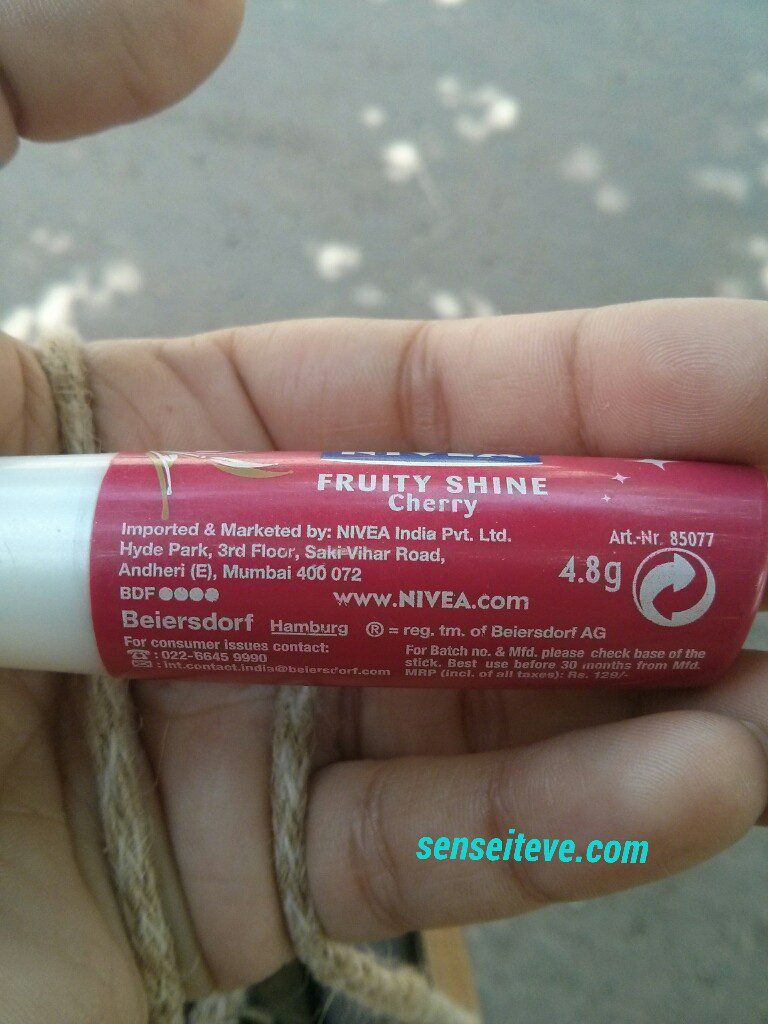 Nivea Fruity Shine Lip Balm Cherry price