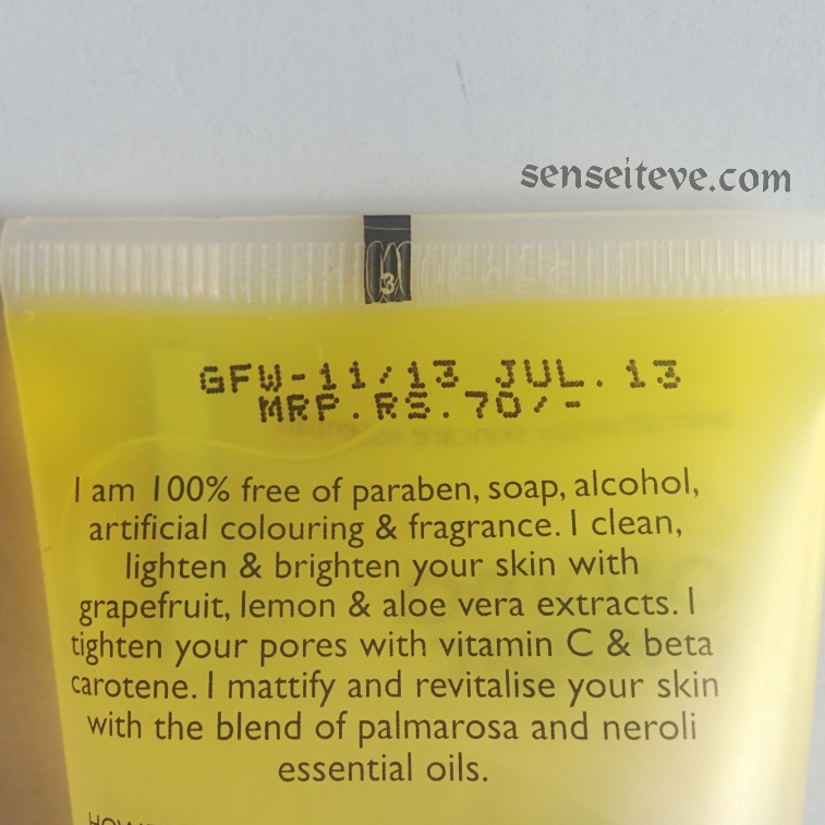 Aroma Magic Grapefruit Facewash Product Description