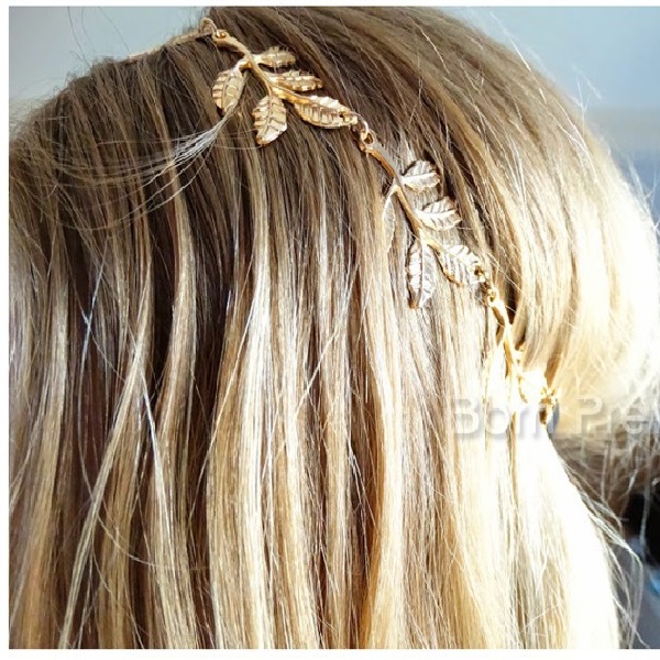 Golden Leaf Hair band