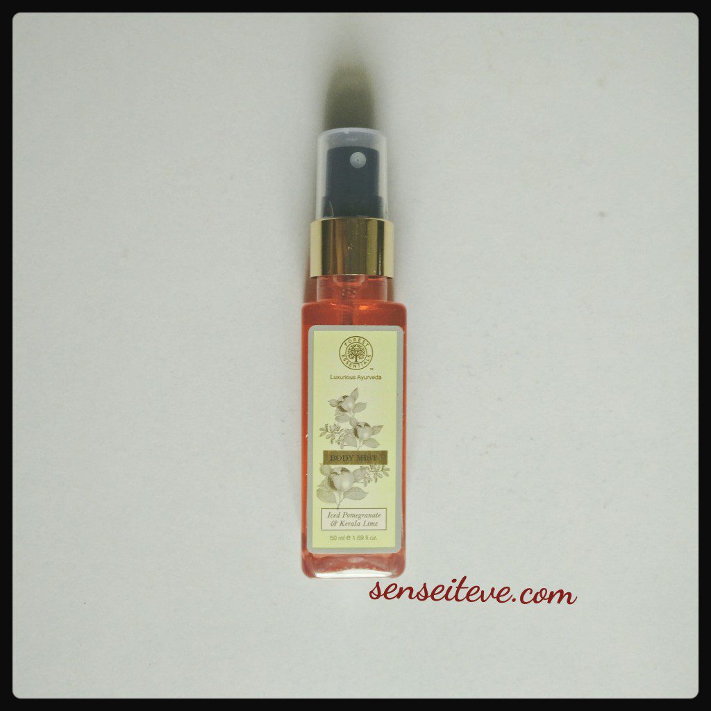 Forrest Essential Body Mist_ Iced Pomegrante and Kerala Lime